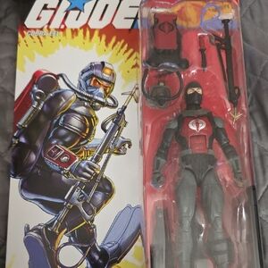 Hasbro Cobra Eel Figure with Black and Red Suit